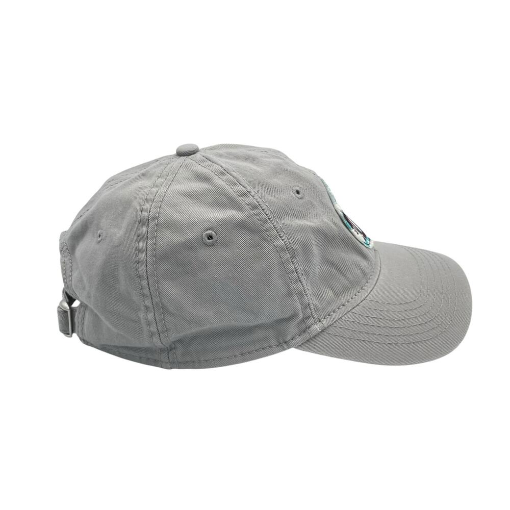 Gray Texas A&M Turquoise Chevron Patch Y2K Style Cotton Ball Cap Collegiate Hat - Picture 6 of 7